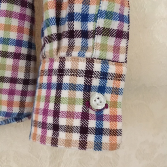 Lands' End Flannel Shirt SP - Picture 4 of 9